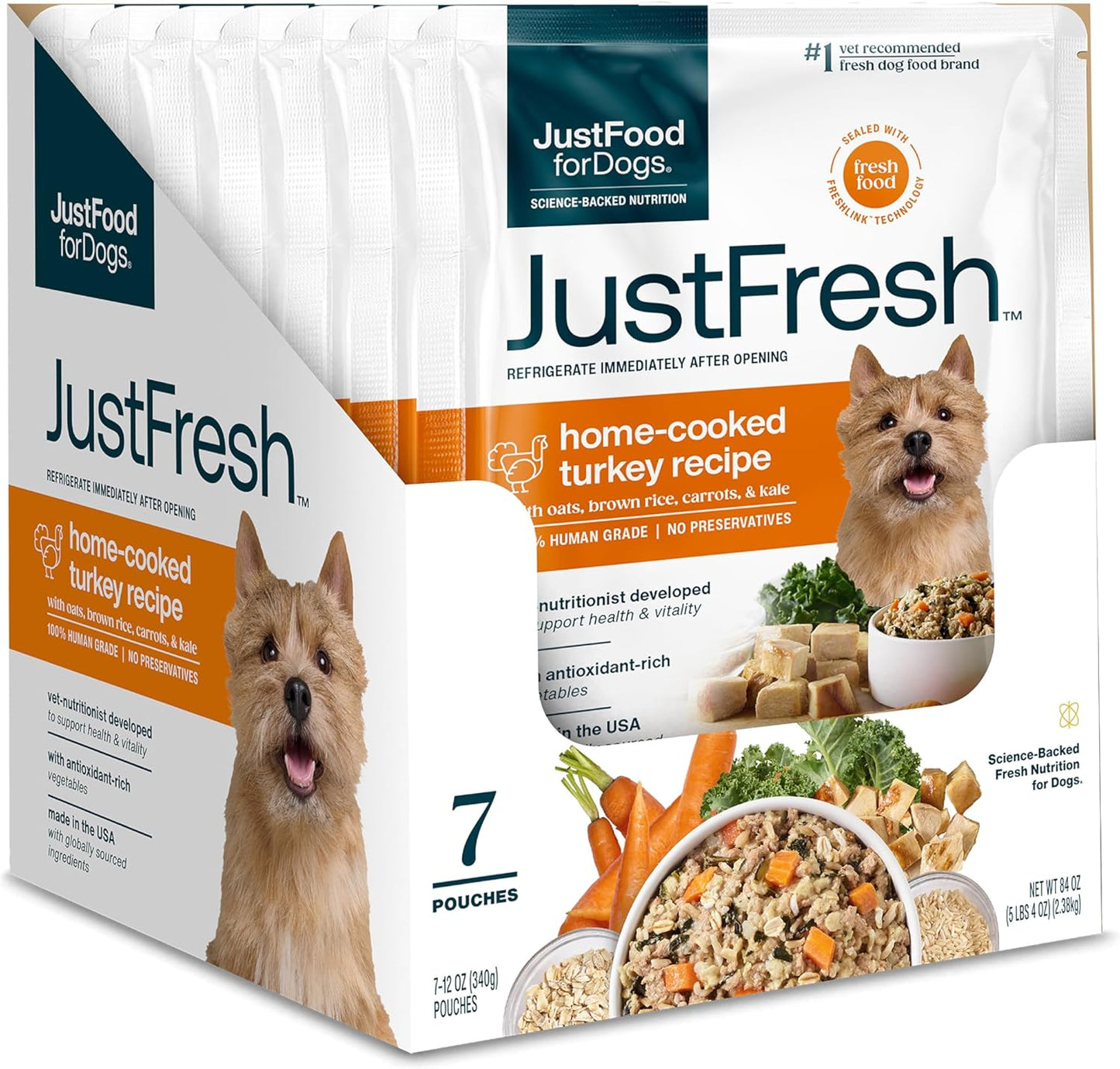 JustFoodForDogs JustFresh - Comida húmeda para perros, comidas fres...
