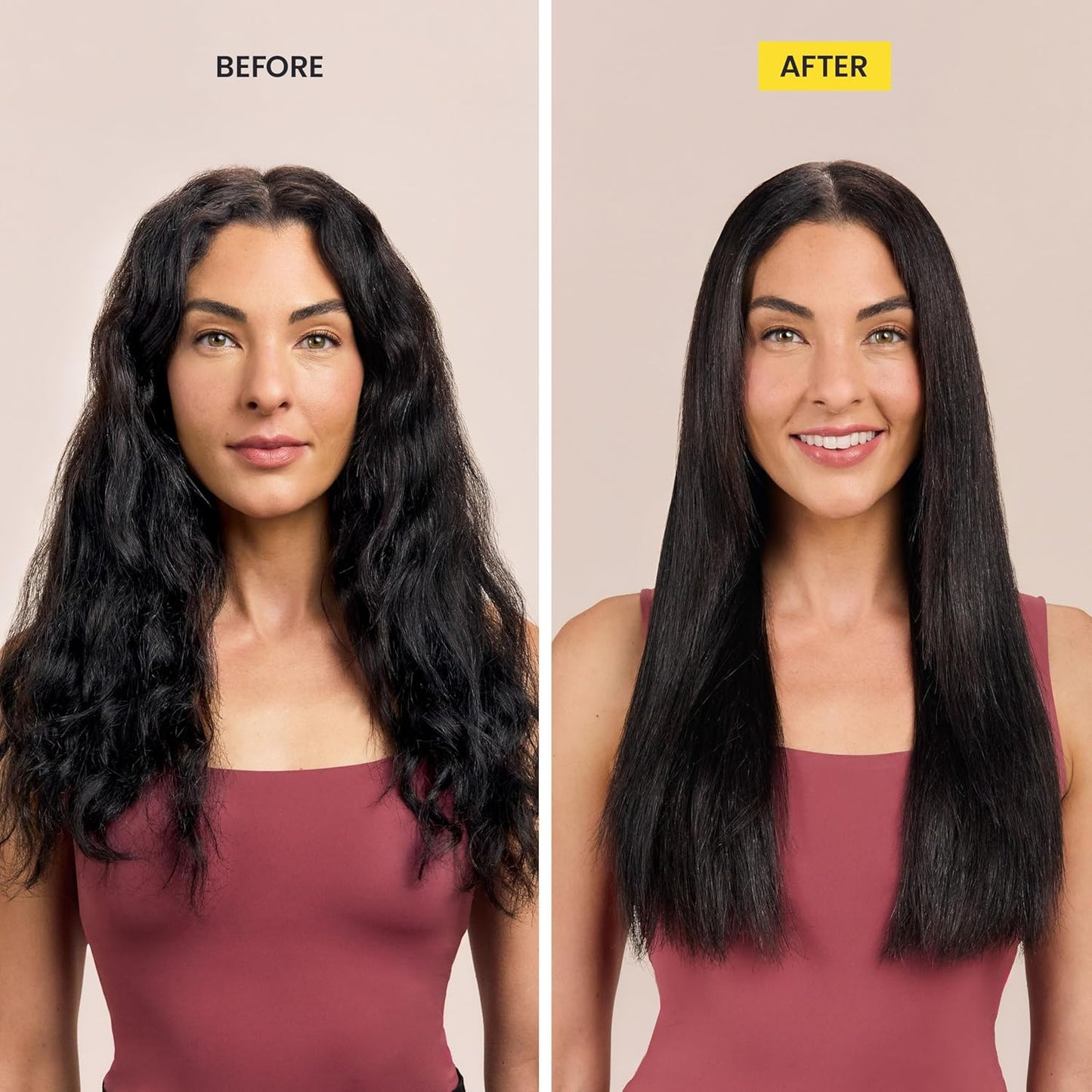 Drybar The Brush Crush - Cepillo alisador térmico para alisar el cabello, alisador de pelo para un cabello suave y sin encrespamiento, soplado con calidad de salón