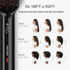 TYMO Cepillo Alisador de Cabello \u2013 Cepillo Alisador Compacto I...