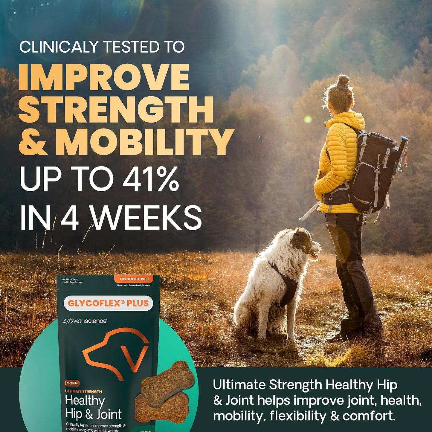 VetriScience Ultimate Strength - Masticables saludables para cadera...