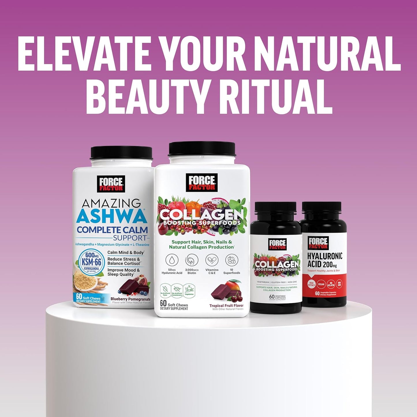 Force Factor Multivitamínico acelerador del crecimiento del cabello...