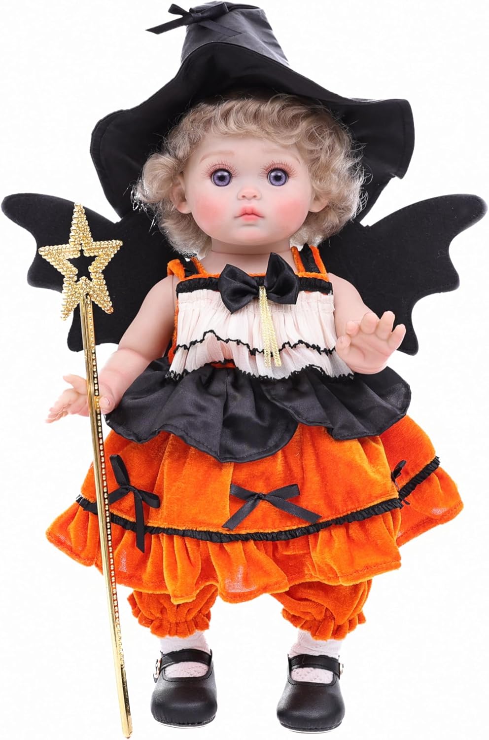 Cloveray Muñecas Reborn de Halloween para niños pequeños \u2013 Muñ...