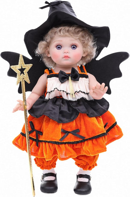 Cloveray Muñecas Reborn de Halloween para niños pequeños \u2013 Muñ...