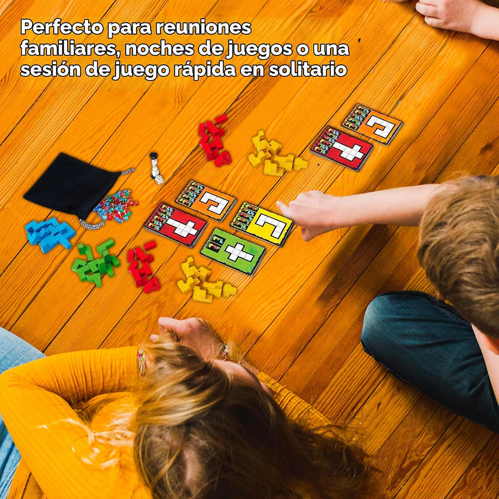Ubongo 3D | Juego de rompecabezas geométrico con bloques tridimensi...
