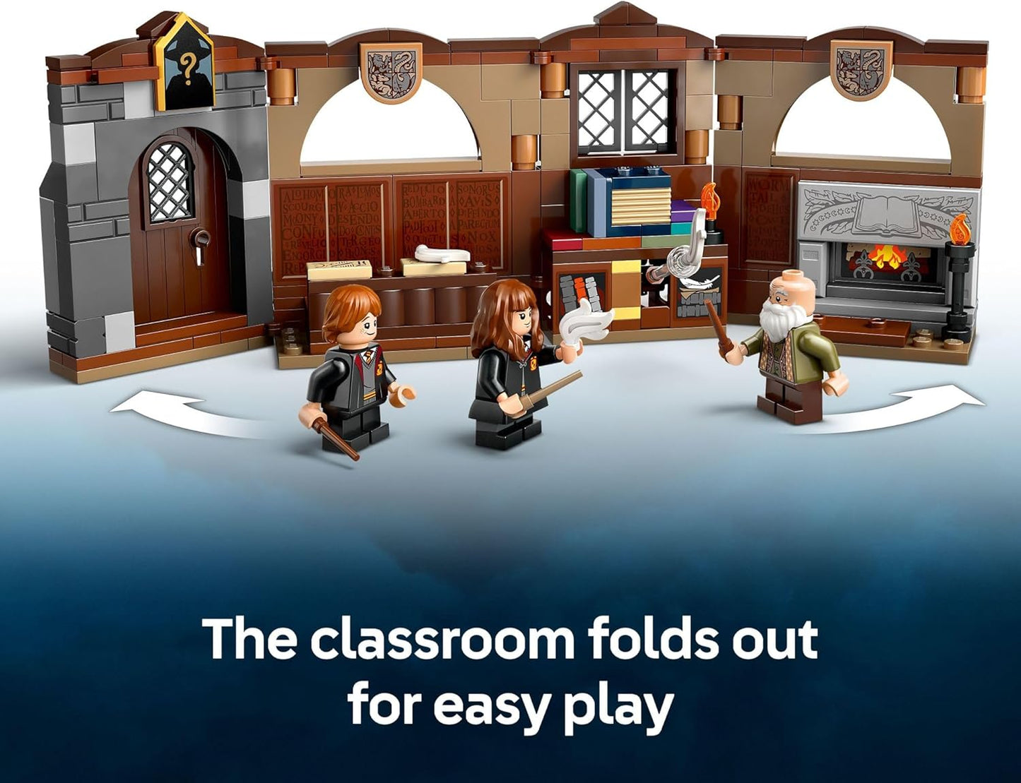 LEGO Harry Potter Hogwarts Castillo: Clase de Encantamientos Juego de Construcción - Juguete de Brujos para Niños, Chicos y Chicas, Fans de Harry Potter, Edades 8+ - Idea de Regalo para Cumpleaños