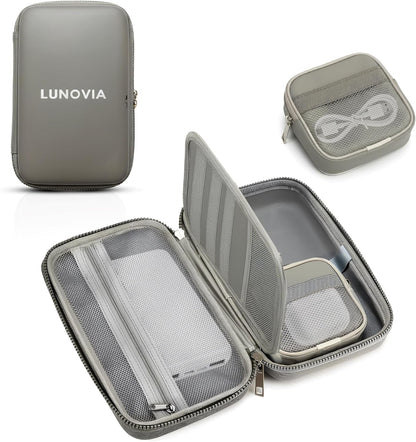 Lunovia Hard Shell Tech Organizer - Funda protectora de viaje para...