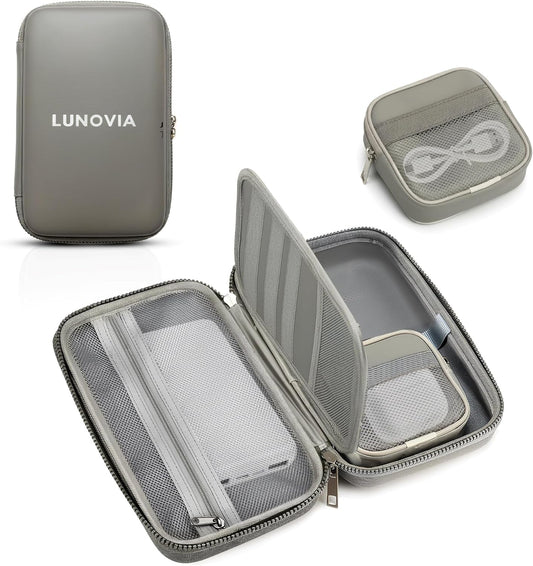 Lunovia Hard Shell Tech Organizer - Funda protectora de viaje para...