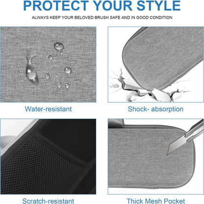 Buwico Estuche rígido de viaje para plancha de pelo Dyson Airstrait...