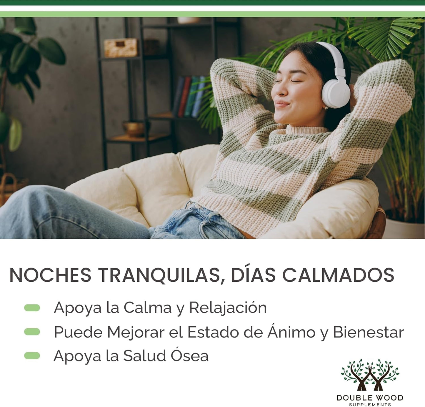 Glicinato de magnesio 400 mg, 90 cápsulas (apto para veganos, proba...