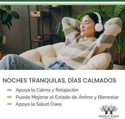 Glicinato de magnesio 400 mg, 90 cápsulas (apto para veganos, proba...