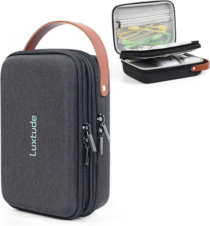 Luxtude Estuche organizador de viaje, organizador de artículos elec...