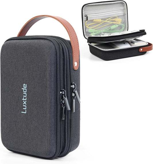 Luxtude Estuche organizador de viaje, organizador de artículos elec...