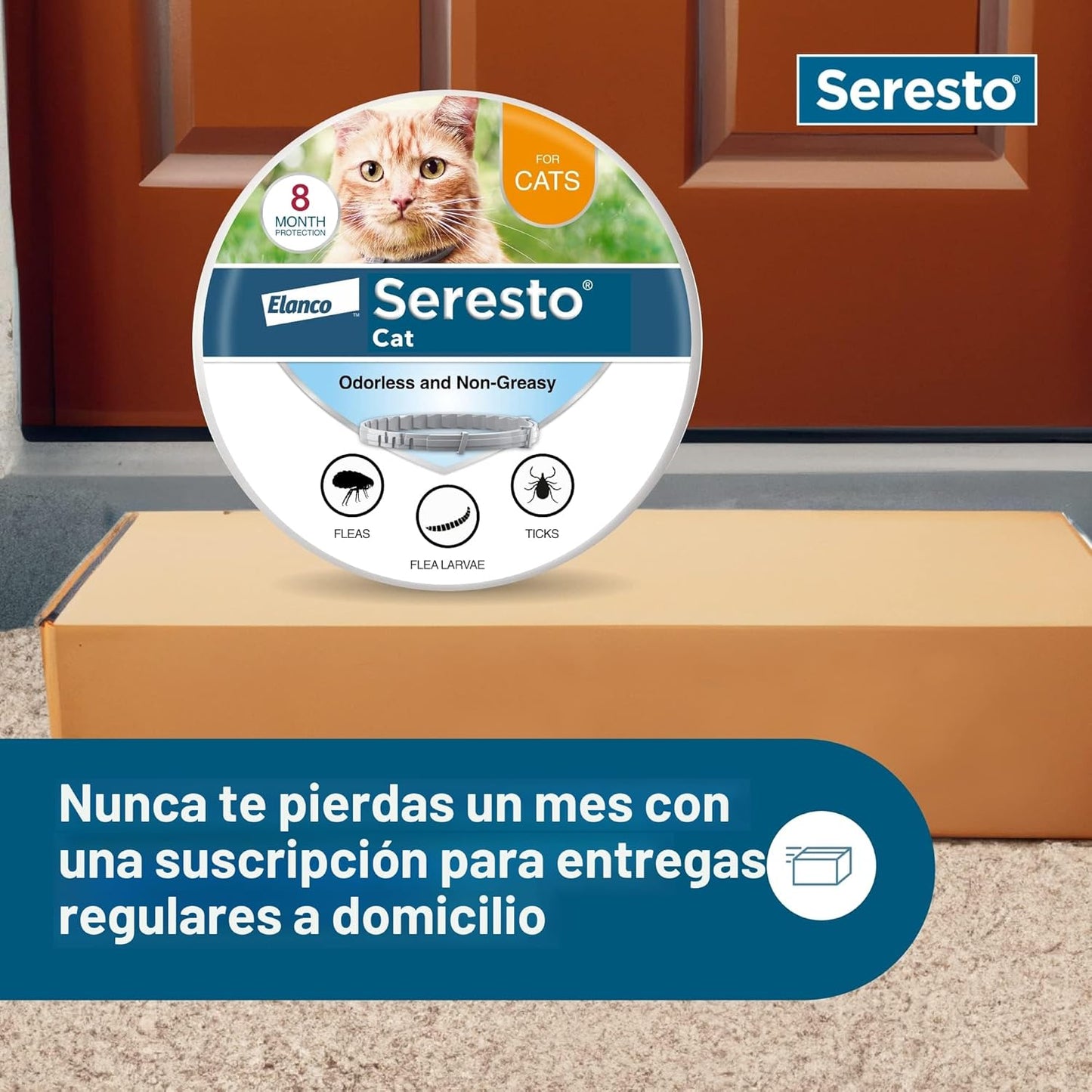 Seresto Collar de prevención y tratamiento de pulgas y garrapatas r...