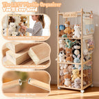 BENCHRY Almacenamiento de animales de peluche para niños, almacenam...