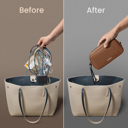 tomtoc Estuche organizador de accesorios de viaje para electrónicos...