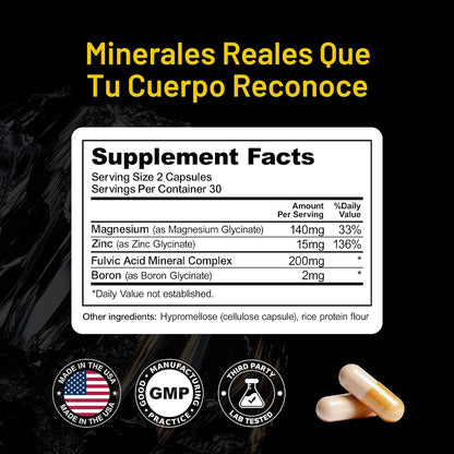 Menerals Multivitamínico para hombre \u2013 Potente suplemento mine...