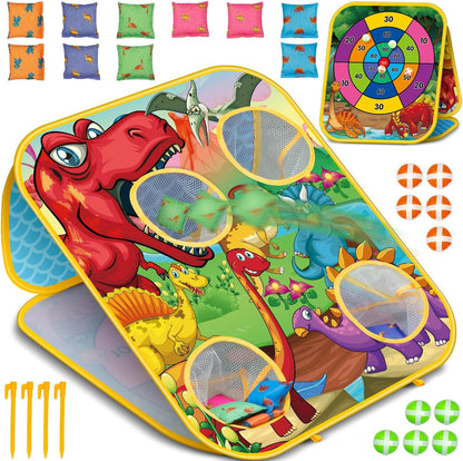 Bean Bag Toss Game for Kids - Cornhole Board Outdoor Toys for Toddl...
