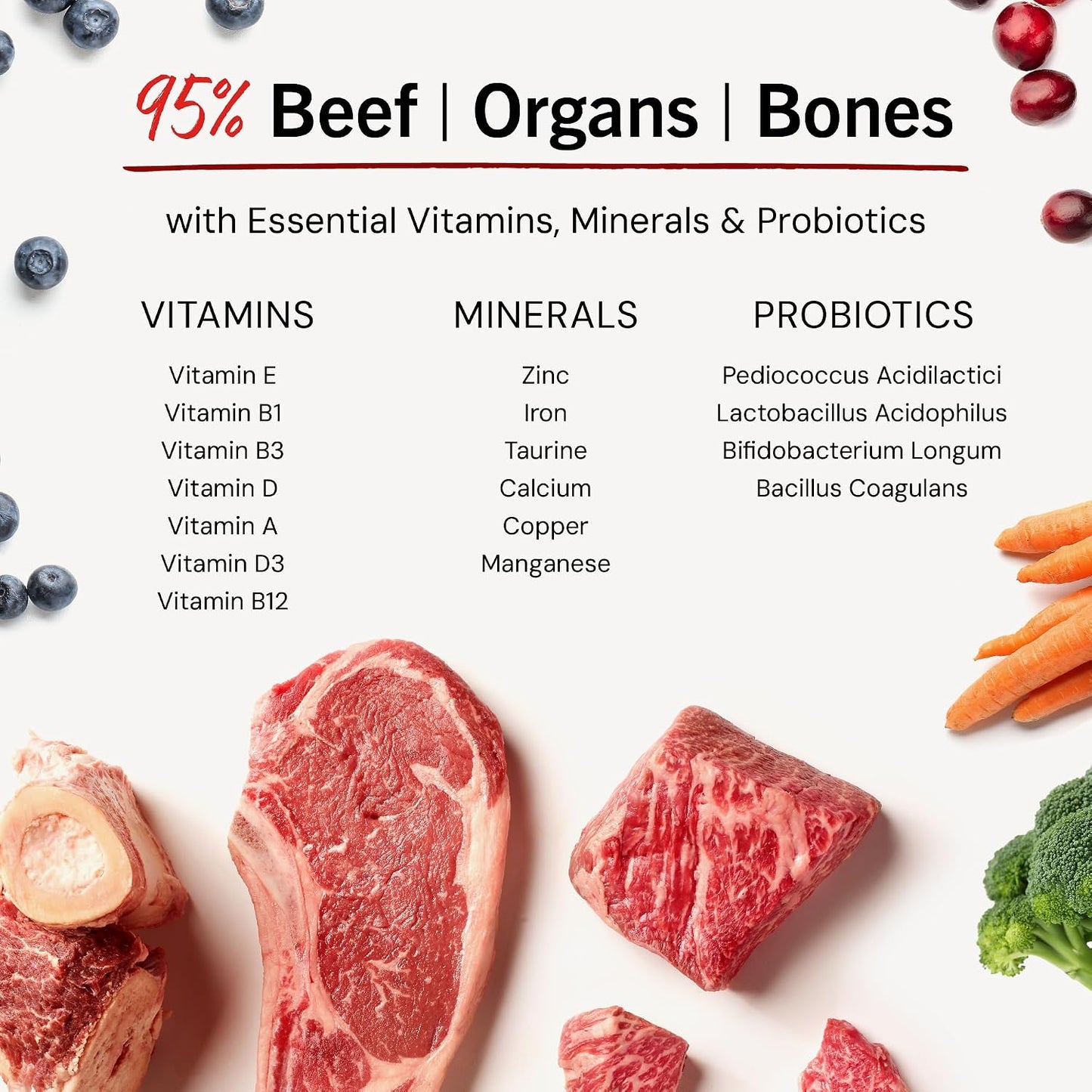 Stella & Chewy's - Alimento para perros congelados y secos, 25 onzas