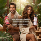 PURA D'OR Set de champú y acondicionador de vinagre de manzana...