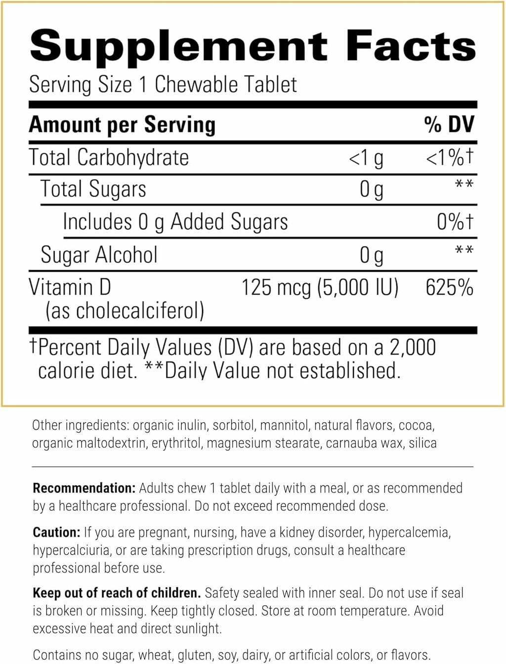 Integrative Therapeutics Vitamina D3 125 mcg - Suplemento de vitami...