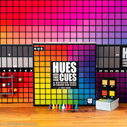 HUES and CUES | Juego de adivinanzas de colores vibrantes, perfecto...