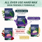 Anruz Kit de depilación verde salvia para mujeres y hombres, maceta...