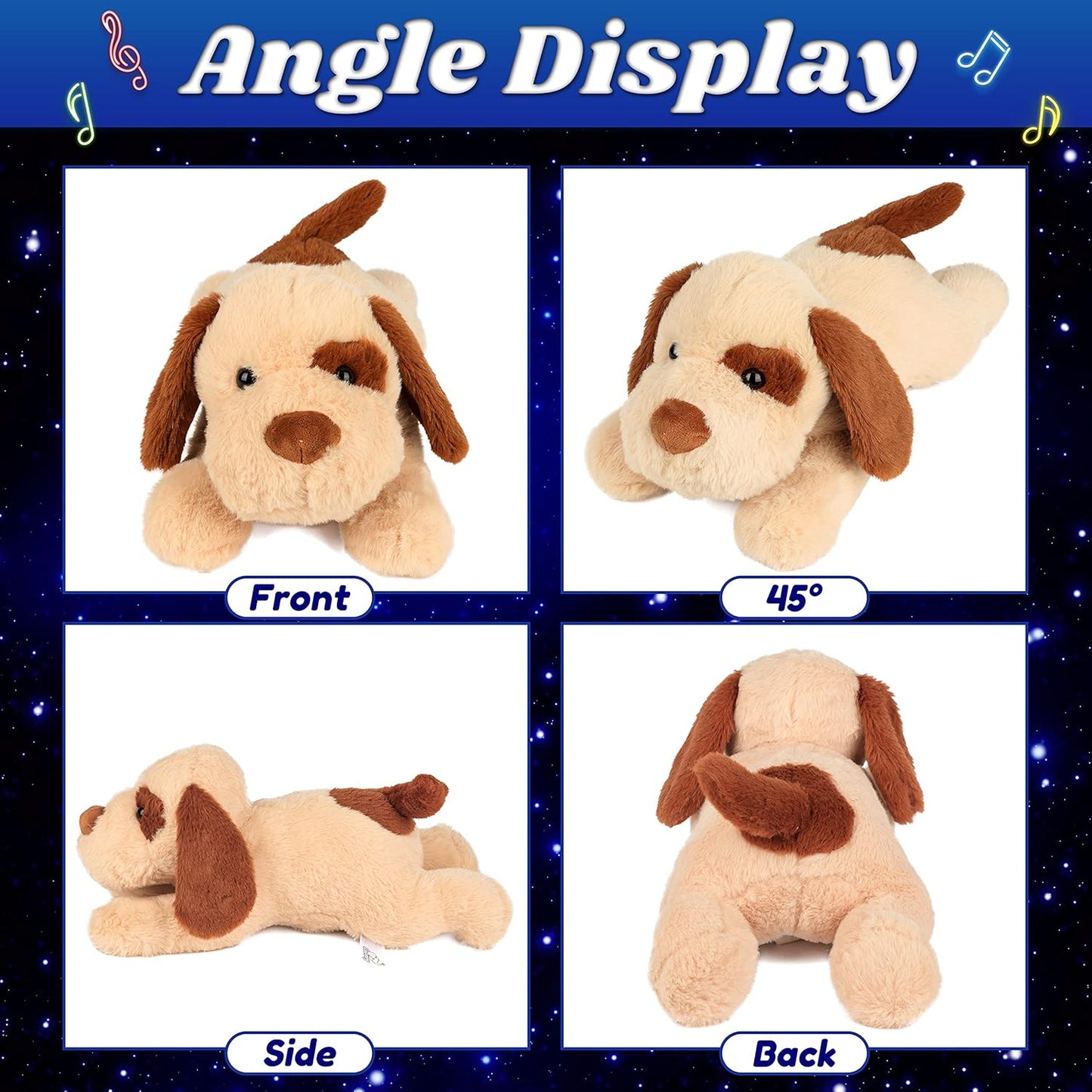 Cuteoy Juguetes de luz nocturna con luz LED brillante para perro, p...