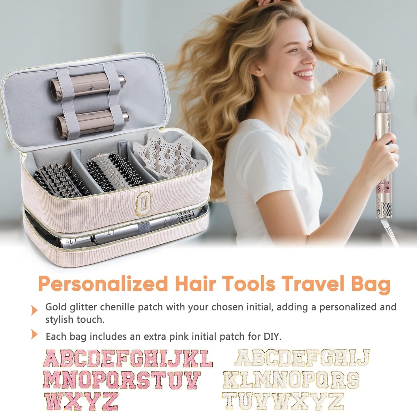 ELCUPA Bolso de viaje inicial personalizable para herramientas de c...