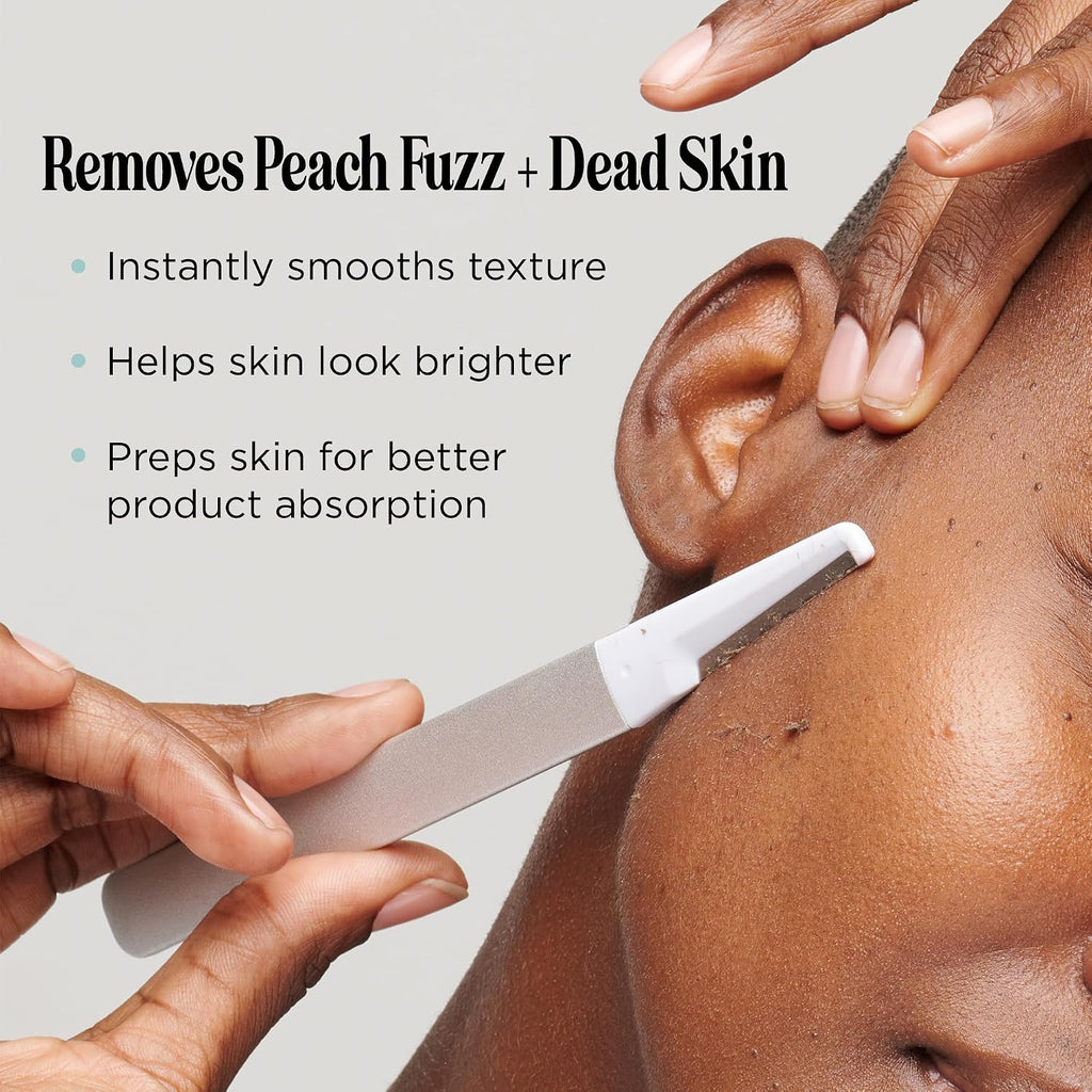 Herramienta de dermaplaning StackedSkincare, maquinilla de afeitar...