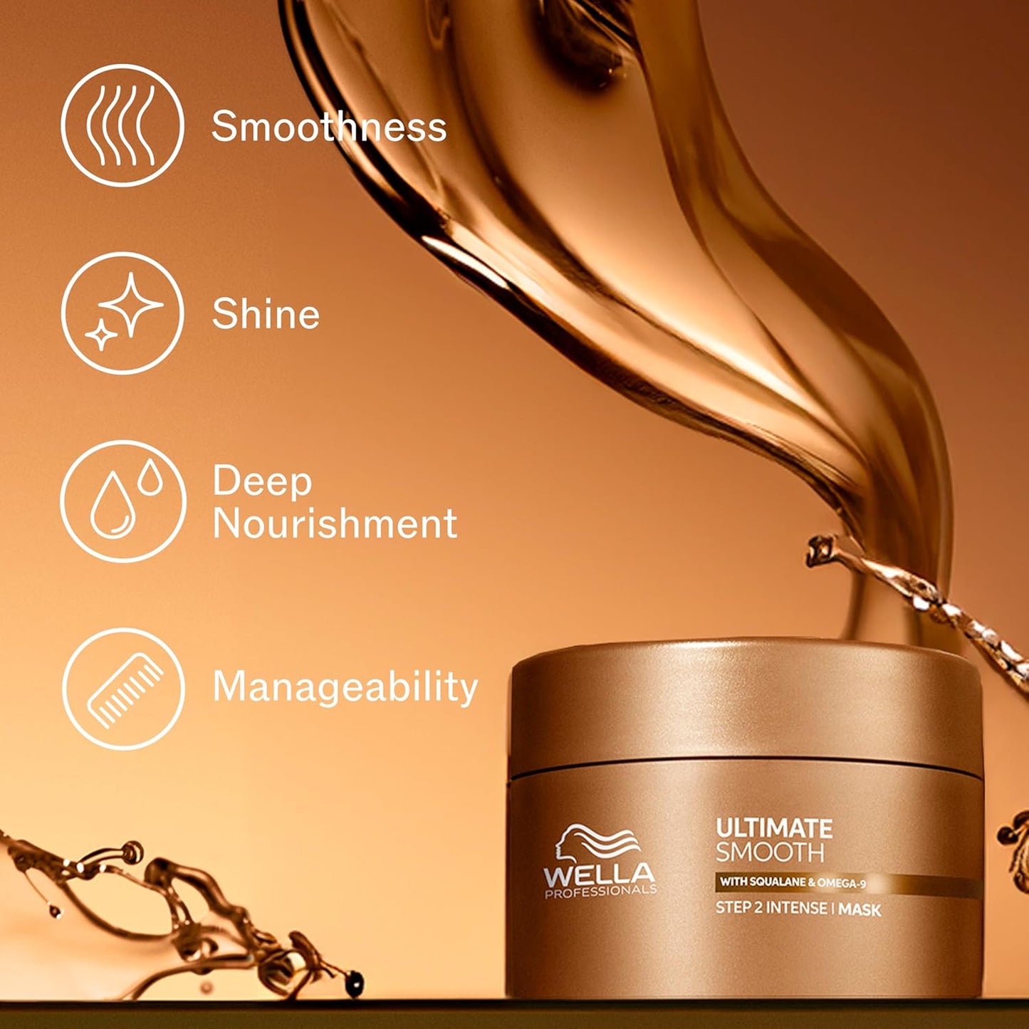 Wella Professionals ULTIMATE SMOOTH Intense Mask with Deep Nourishm...