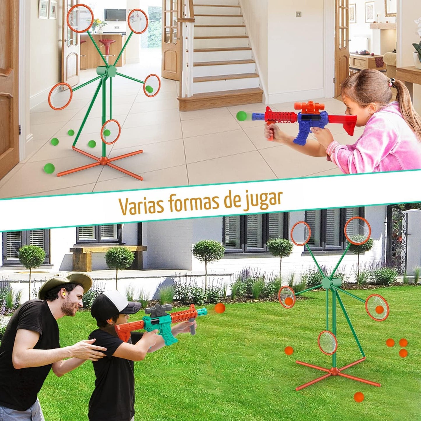 Marlrin Juegos de disparos para niños de 5, 6, 7, 8, 9 y 10 años en...