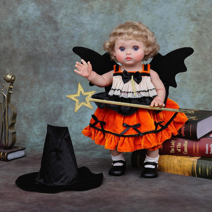 Cloveray Muñecas Reborn de Halloween para niños pequeños \u2013 Muñ...
