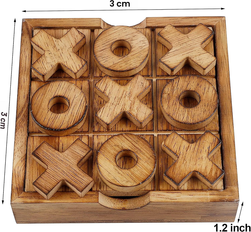 Glintoper Juego de mesas de bloques de torre Tic Tac Toe &amp; Tumb...