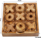 Glintoper Juego de mesas de bloques de torre Tic Tac Toe &amp; Tumb...