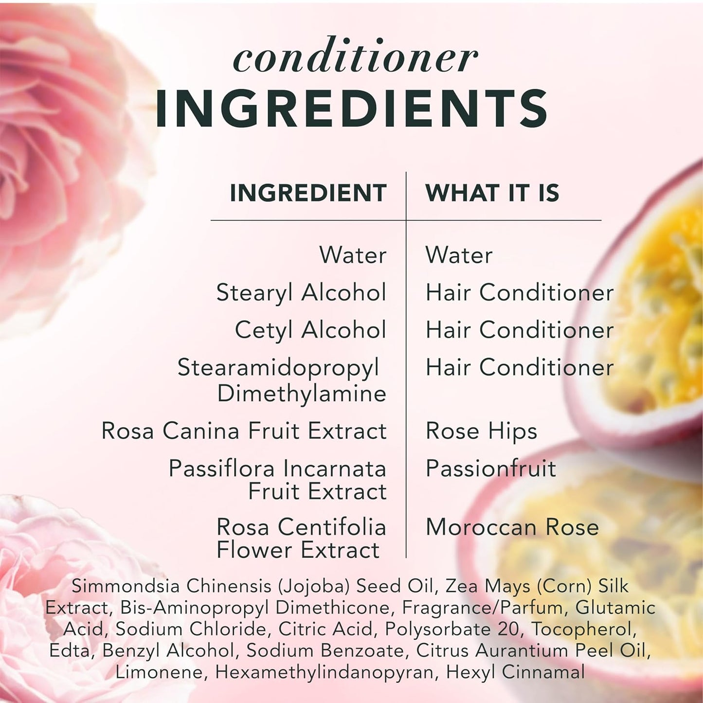 Herbal Essences Juego de champú y acondicionador, rosa mosqueta + m...