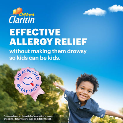 Claritin Medicamento para alergias infantiles, tabletas masticables...