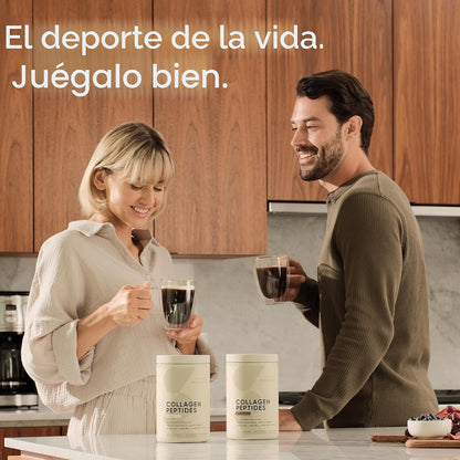 PREMIUM Péptidos de colágeno (16 onzas), alimentado con hierbas, ce...
