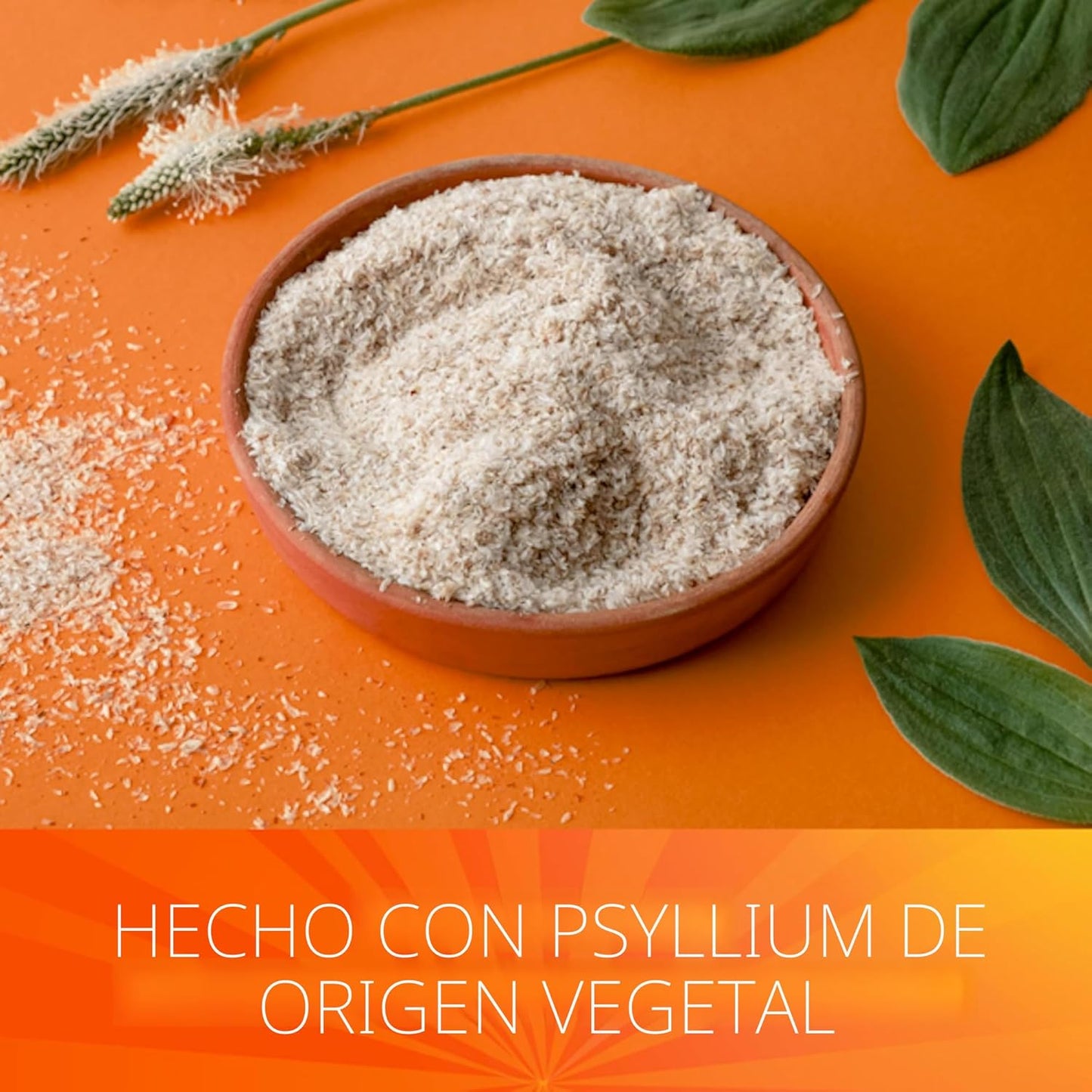 Metamucil Suplemento diario con fibra en polvo, 100 % cáscara de ps...