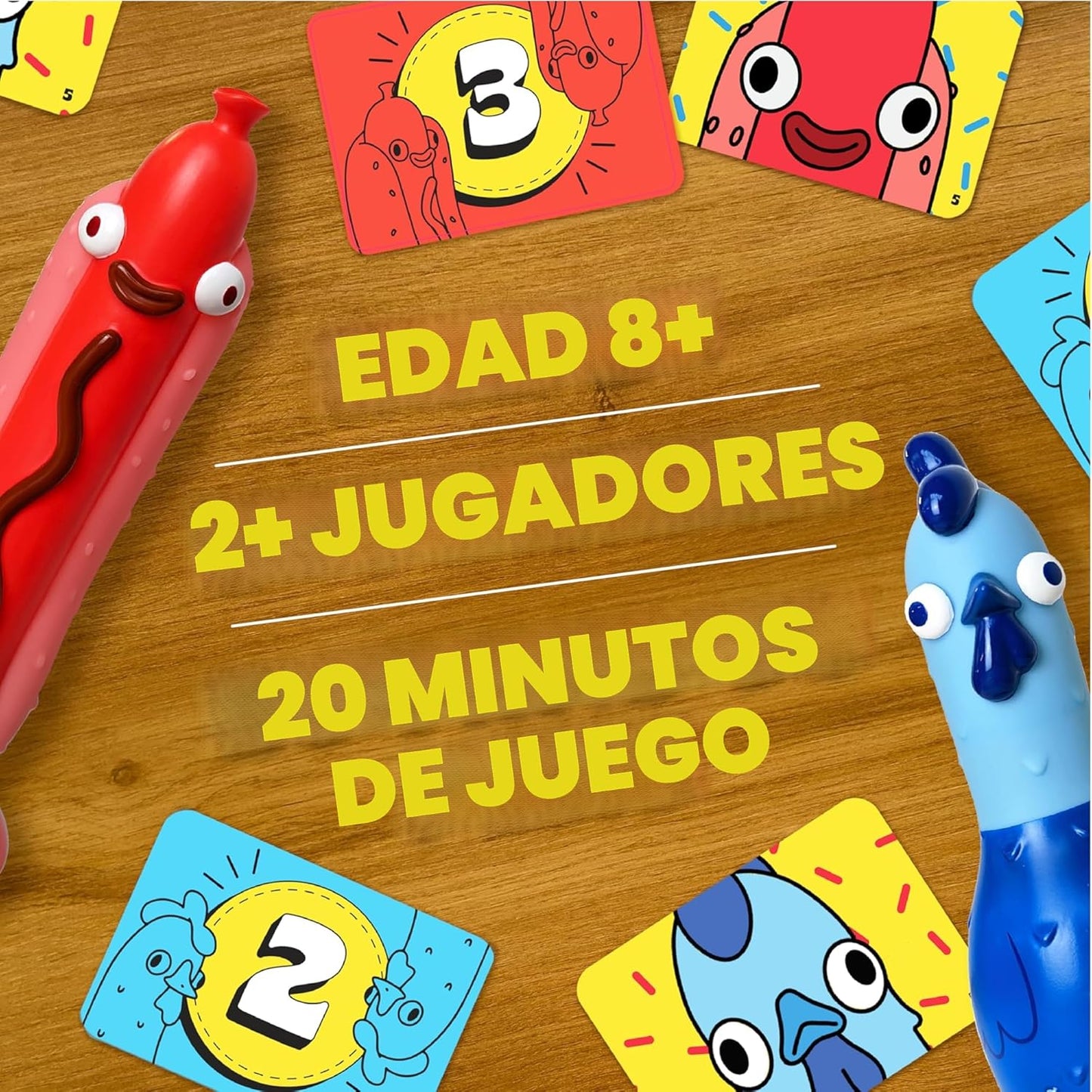 Big Potato Chicken vs Hotdog: El Juego de Mesa Definitivo para Desa...