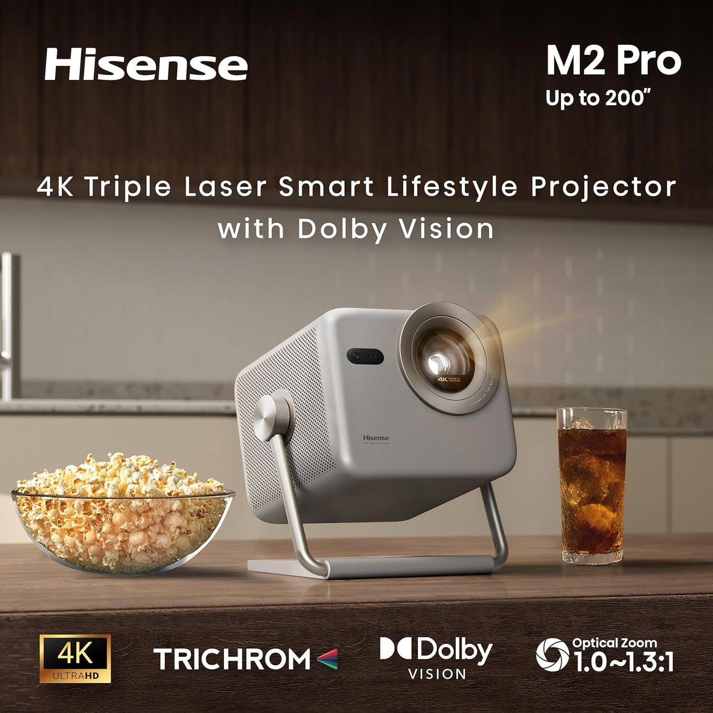 Hisense M2 Pro, proyector de estilo de vida portátil inteligente co...