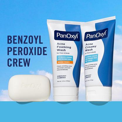 PanOxyl Crema Lavante Hidratante Antimicrobiana para el Acné, 4% Pe...