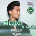 REUZEL Pomada de grasa verde de fijación media brillo bajo 0.21 lb...