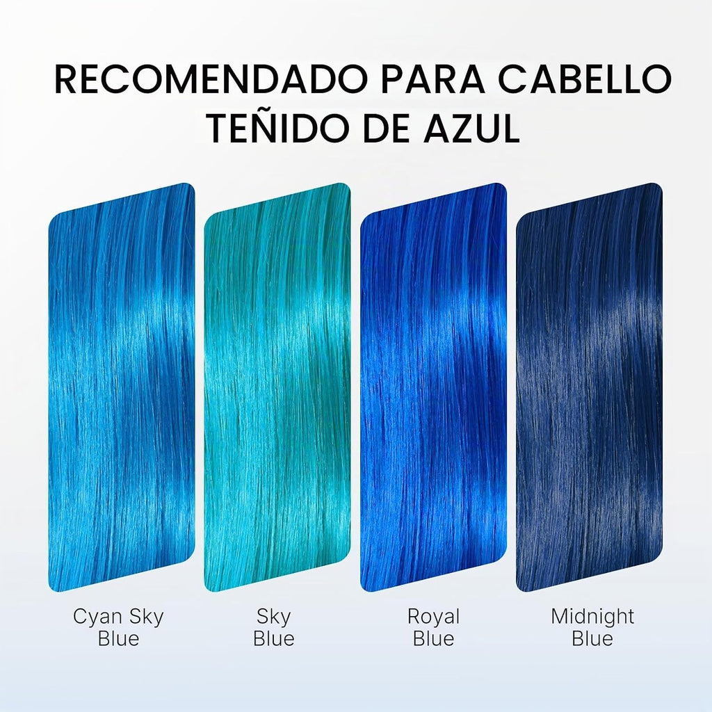 Karseell Mascarilla de depósito de color de cabello azul Tratamient...