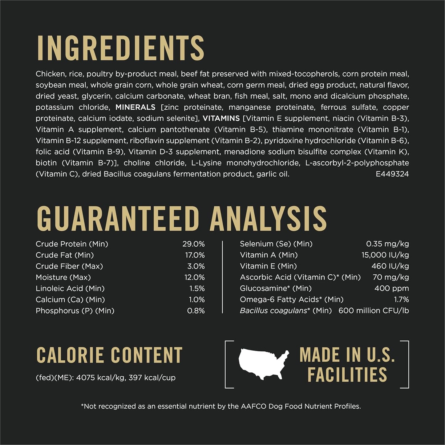 Purina Pro Plan, Comida seca para perros