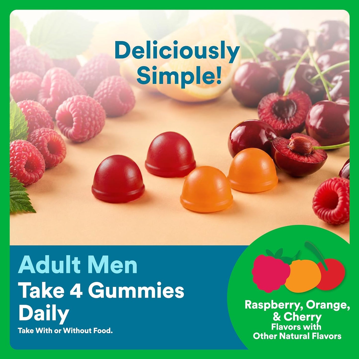 SmartyPants Multivitamínico para hombres, gomitas orgánicas: metilf...