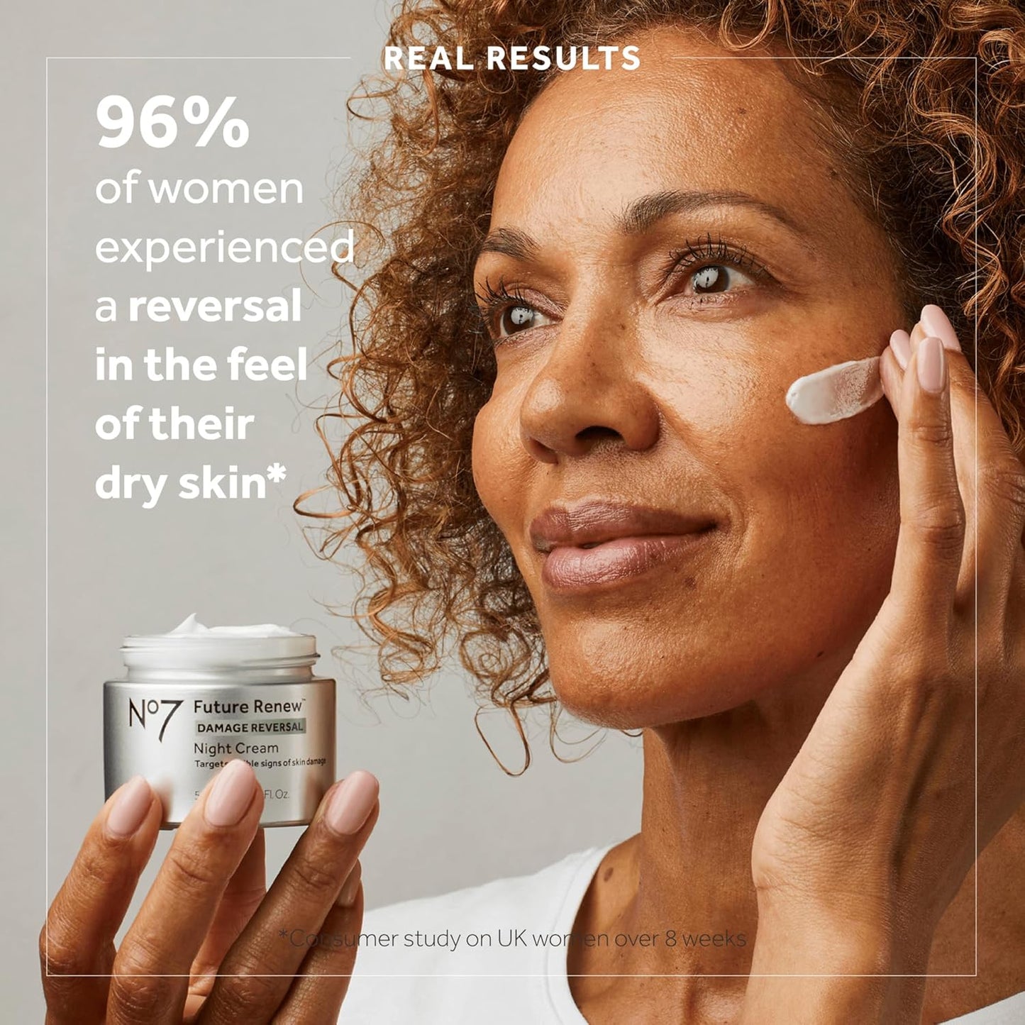 No7 Crema de noche Future Renew Damage Reversal - Hidratante facial antienvejecimiento - Infundido con tecnología peptídica para revertir los signos visibles de daño - Reparación de barrera cutánea