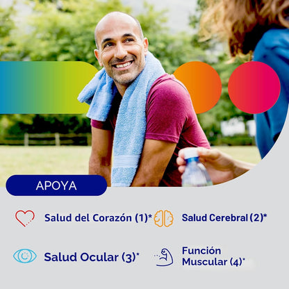Centrum Multivitamínico de plata para hombres 50 Plus, suplemento m...