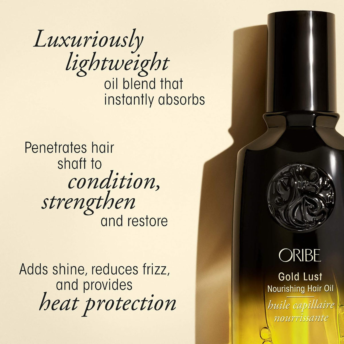Aceite para el cabello Oribe Gold Lust: hidrata, suaviza el encresp...