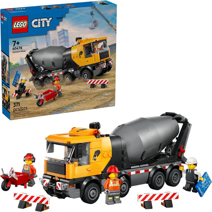 LEGO City Camión Mezclador de Cemento de Construcción para Niños y...