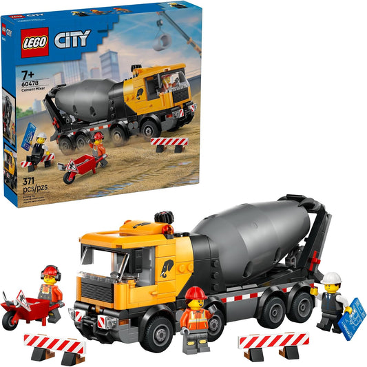 LEGO City Camión Mezclador de Cemento de Construcción para Niños y...